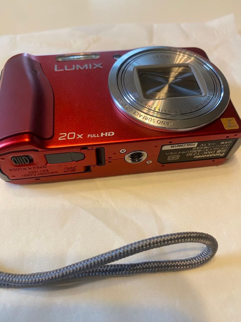 LUMIX DMC-TZ30 レッド 20倍ズーム GPS搭載