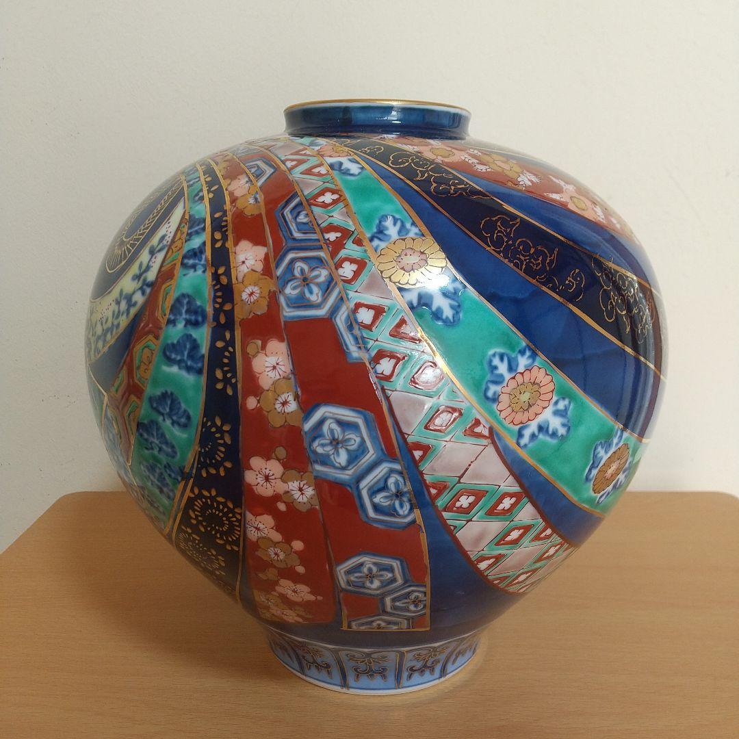 有田焼 花瓶 哲山作