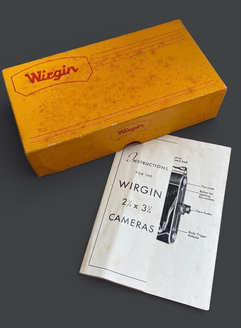 Wirgin ヴィルジン 蛇腹フィルムカメラ 6×9 Prontor-S