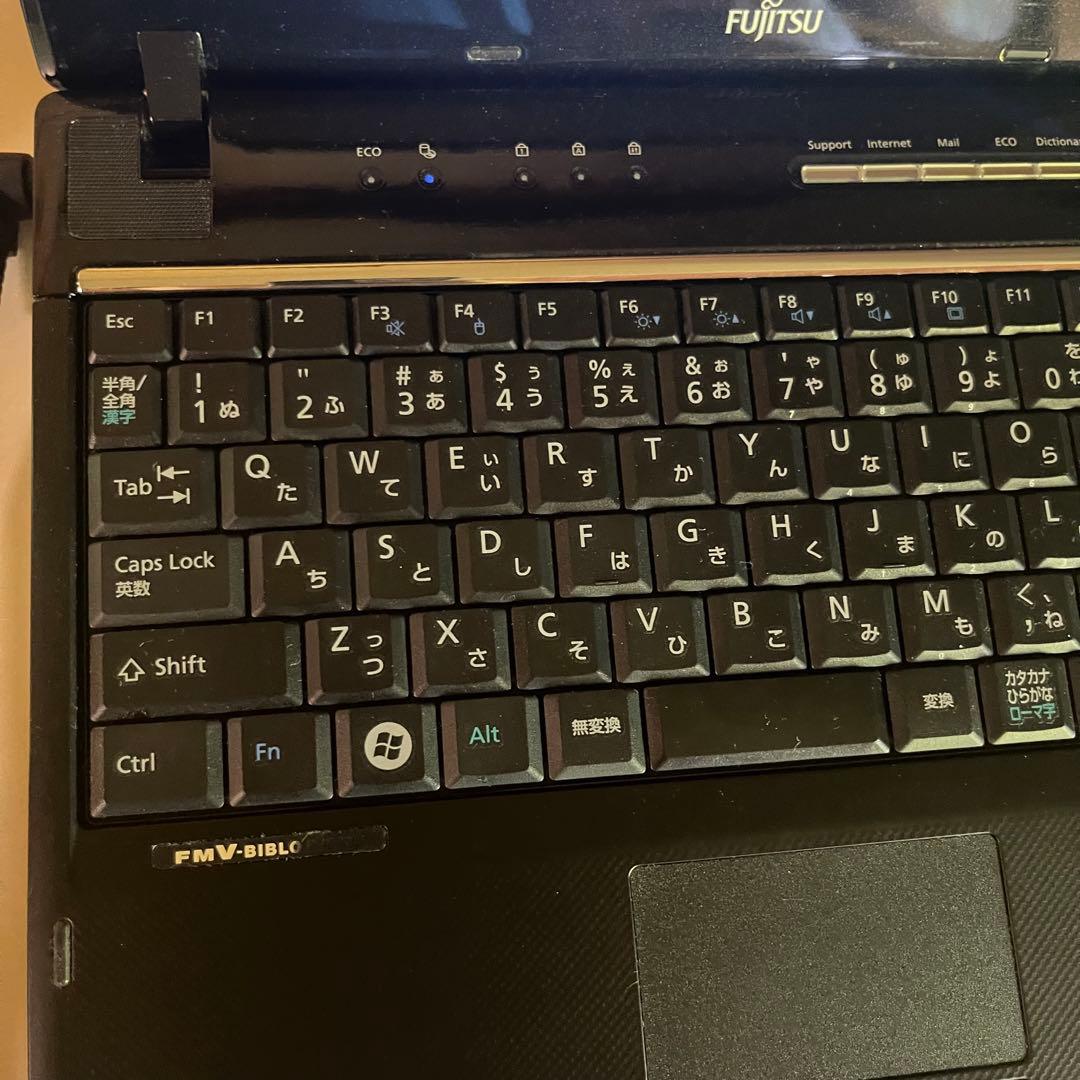 富士通　FMV-BIBLO R/E50N 12.1型　ノートパソコン　ブラック