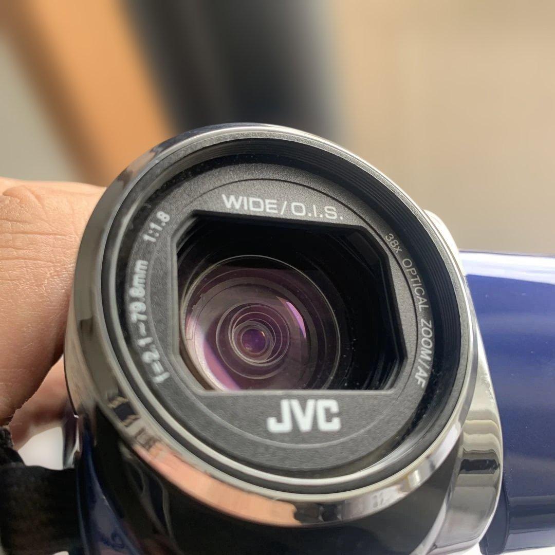 JVC GZ-E565 ブルー バッテリー2個 動作品