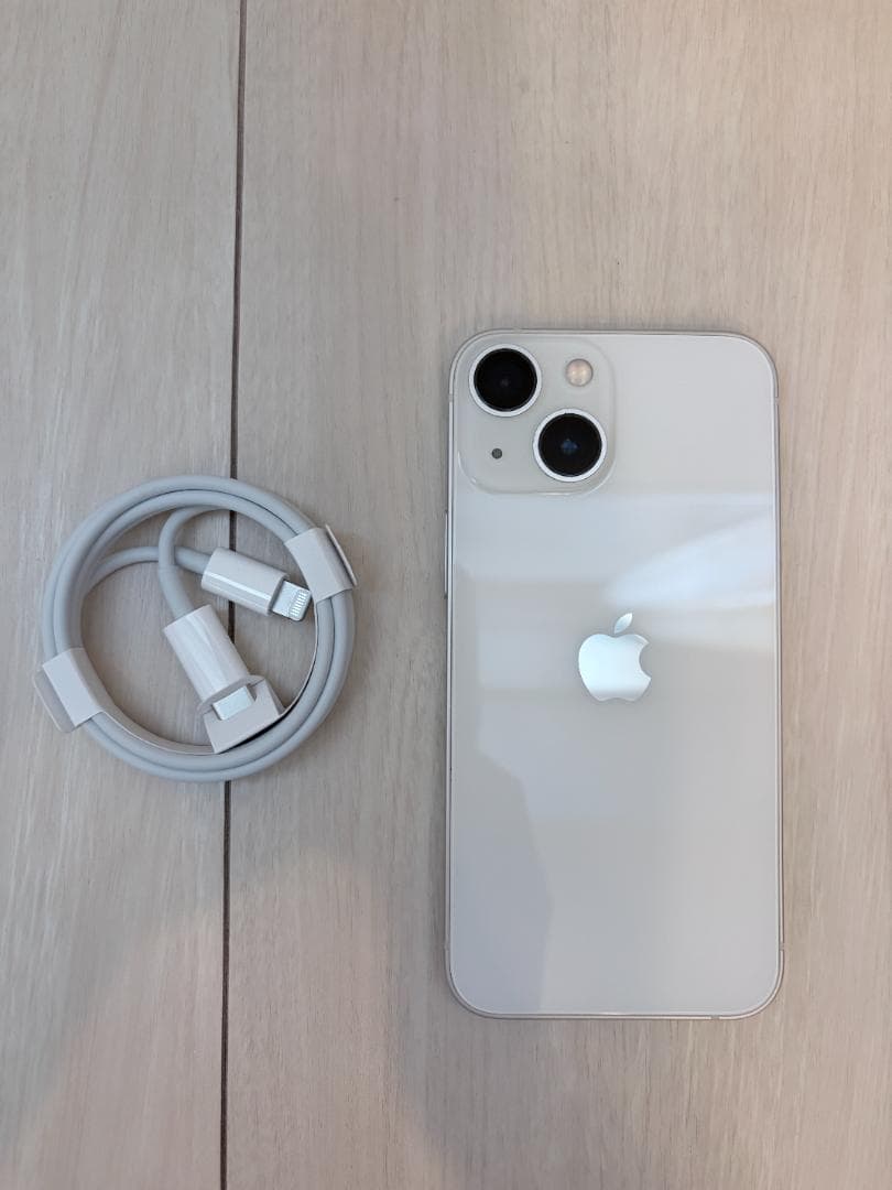 [美品] iPhone 13 mini 128GB スターライト simフリー
