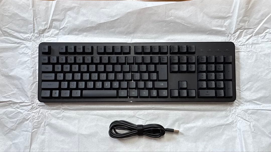 ELECOM TK-FDP023BK USB有線接続キーボード