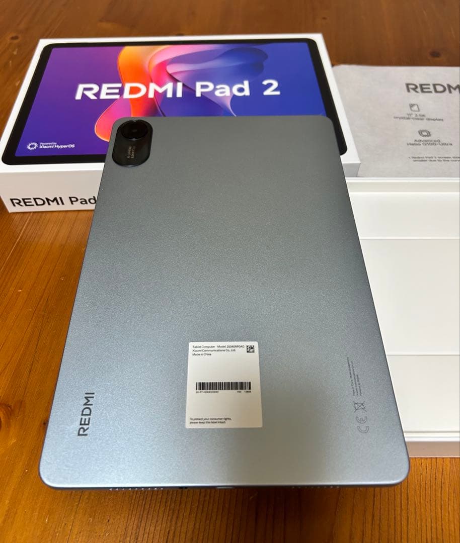 Androidタブレット本体 REDMI Pad 2 6GB + 128GB Lavender Purple