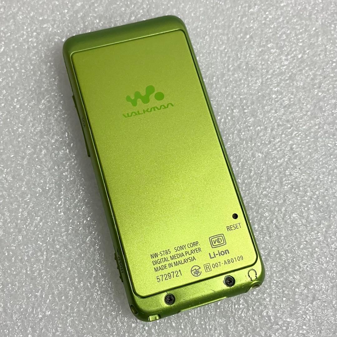 【バッテリー良好】　SONY ウォークマン　NW-S785 16GB ライムグリ