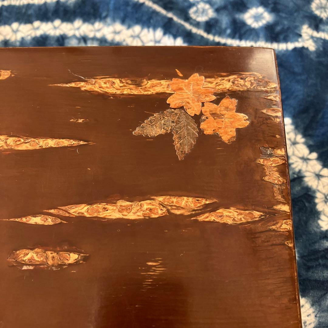 桜皮細工工芸品　宝石箱