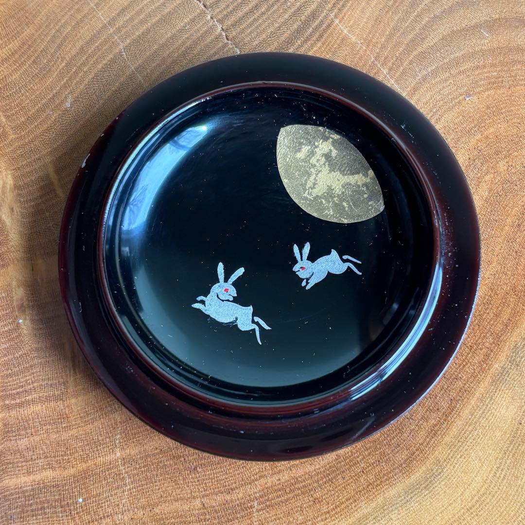 中出松峰作 金輪寺 秋草蒔絵 棗 共箱 茶道具 （7）