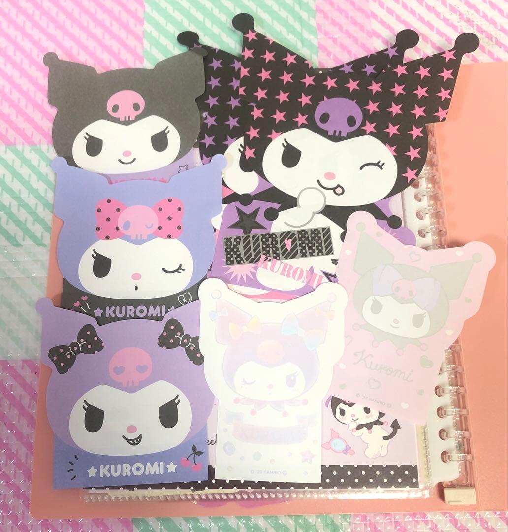 キティ　サンリオ　メモ帳　レターセット　バラメモ　平成レトロ　ダイカット
