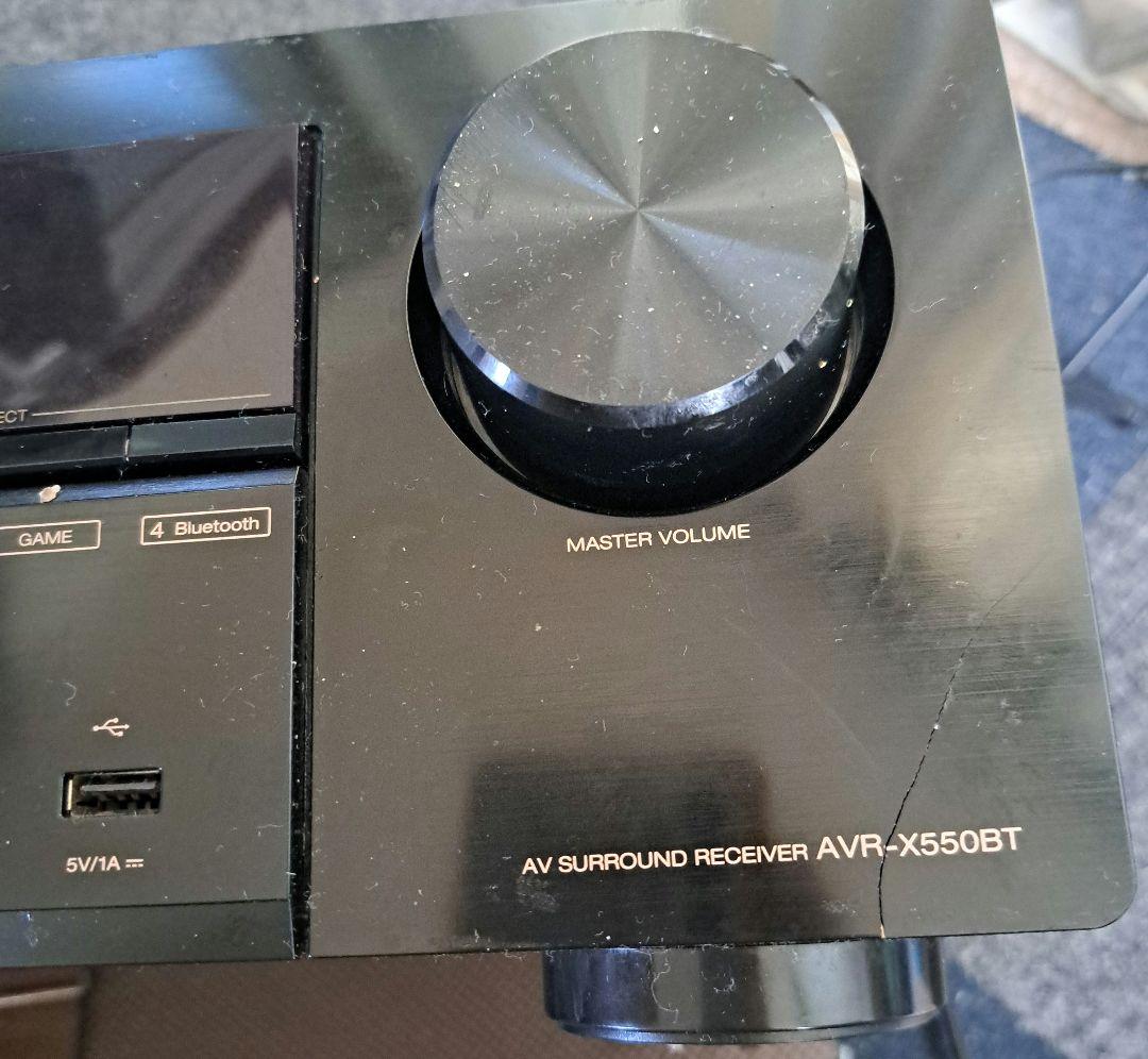 値下げ! DENON AVR-X550BT AVサラウンドレシーバー　アンプ