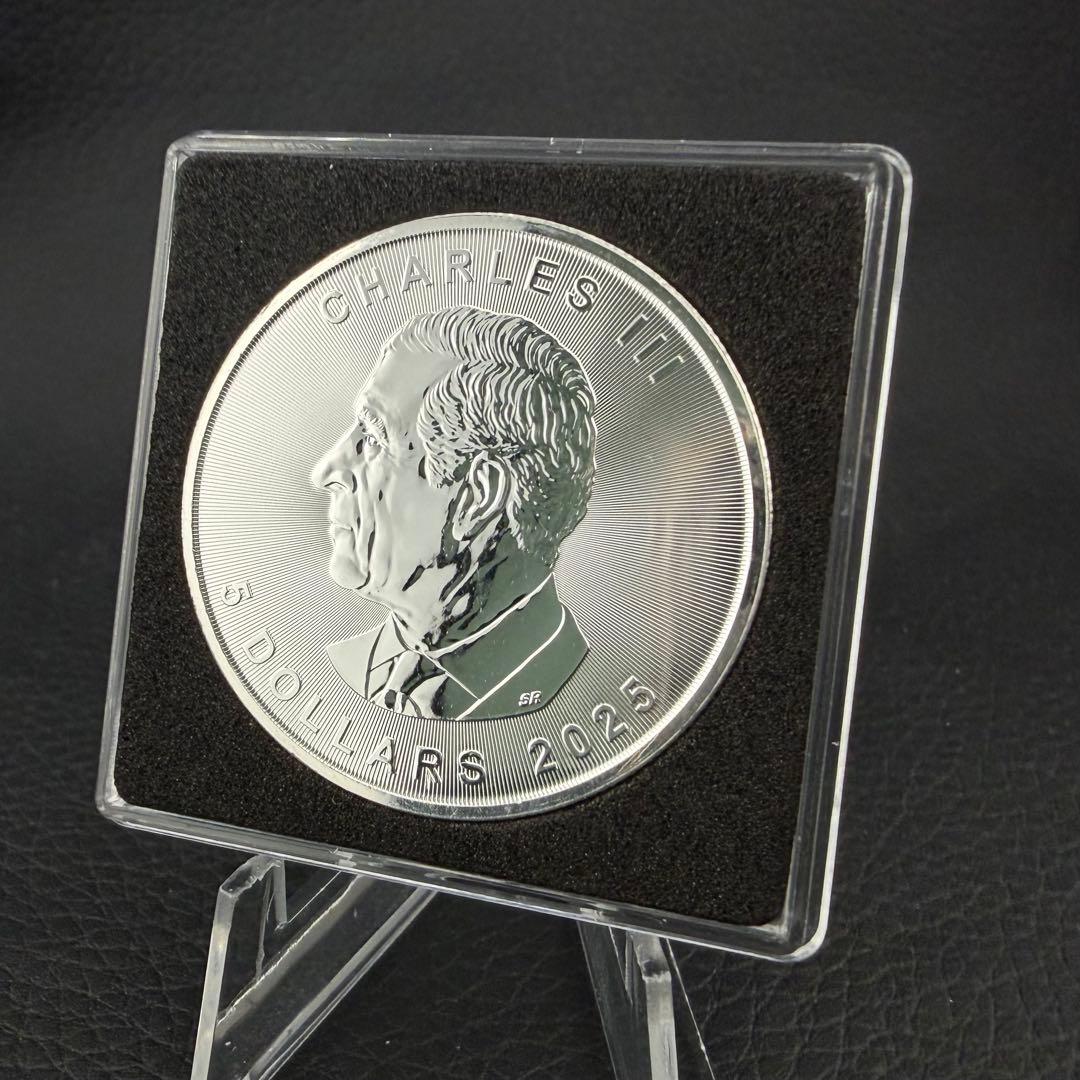 メイプルリーフ 銀貨 カラー ステンドグラスグリフォン 1オンス 1oz