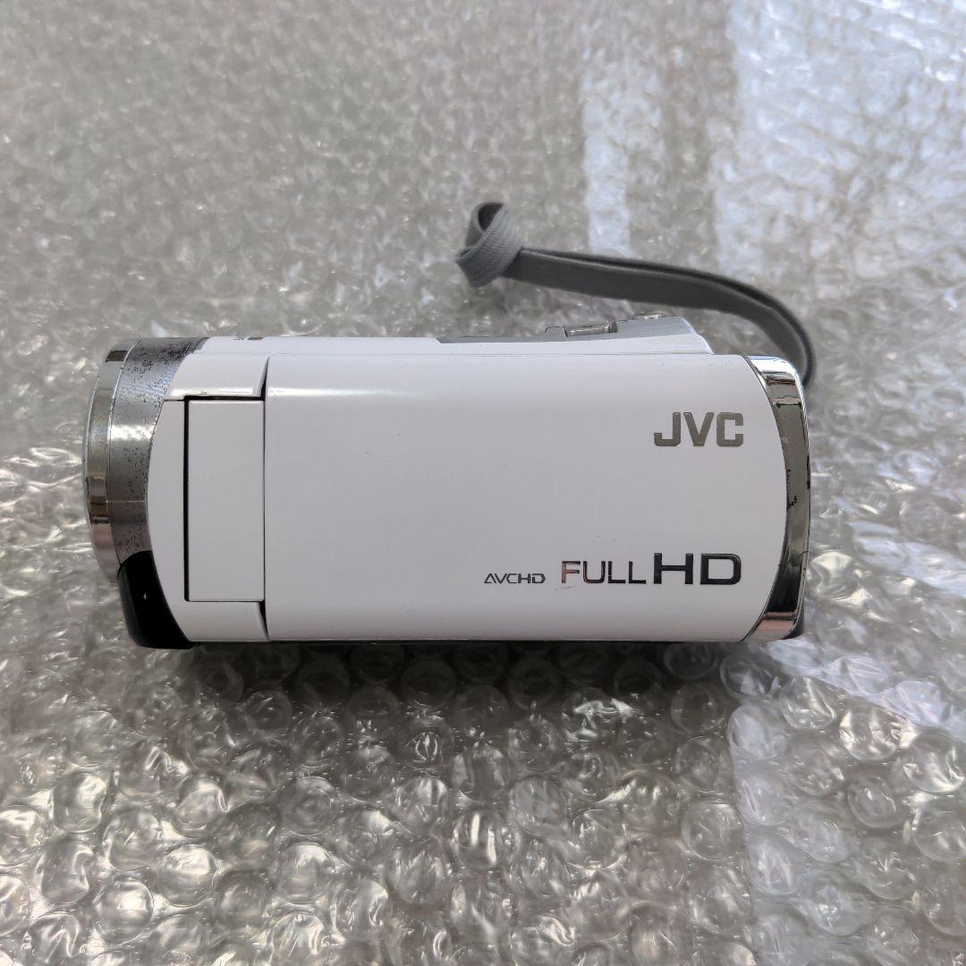 JVC ビデオカメラ本体 GZ-E600-w 動作品 充電器付き