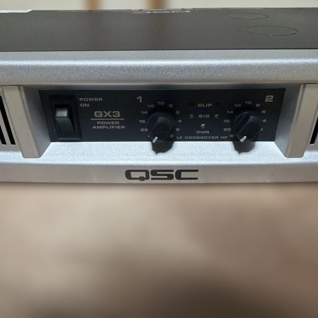 QSC GX3 パワーアンプ　動作確認済み
