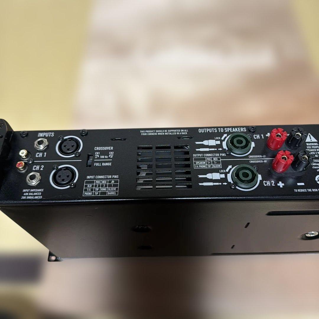 QSC GX3 パワーアンプ　動作確認済み