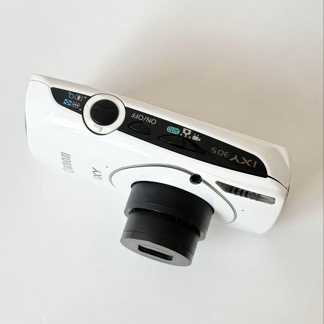 Canon IXY 30S White F2.0 Supercar 本体付属品