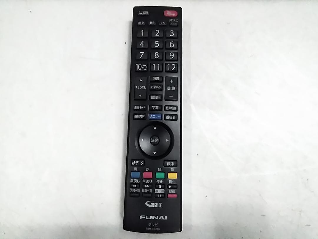 フナイ 液晶テレビ 32V型 FL-32HB2000 2017年 リモコン付き★