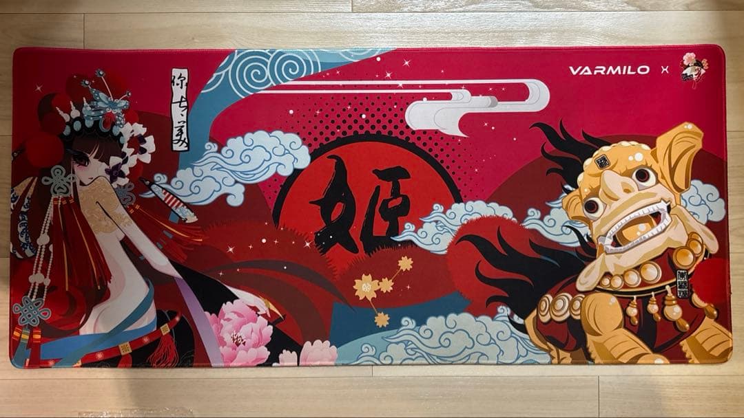 Varmilo アミロ 京劇 銀軸キーボード & 特大マウスパッド【激レア】