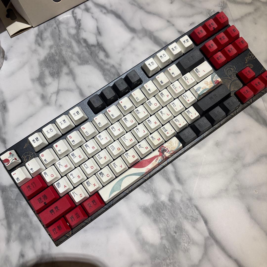Varmilo アミロ 京劇 銀軸キーボード & 特大マウスパッド【激レア】