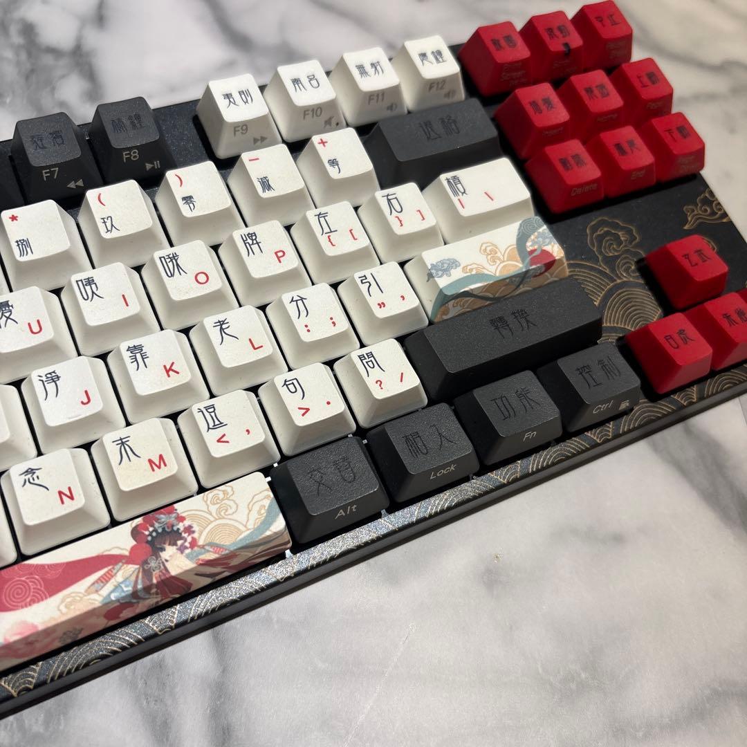 Varmilo アミロ 京劇 銀軸キーボード & 特大マウスパッド【激レア】