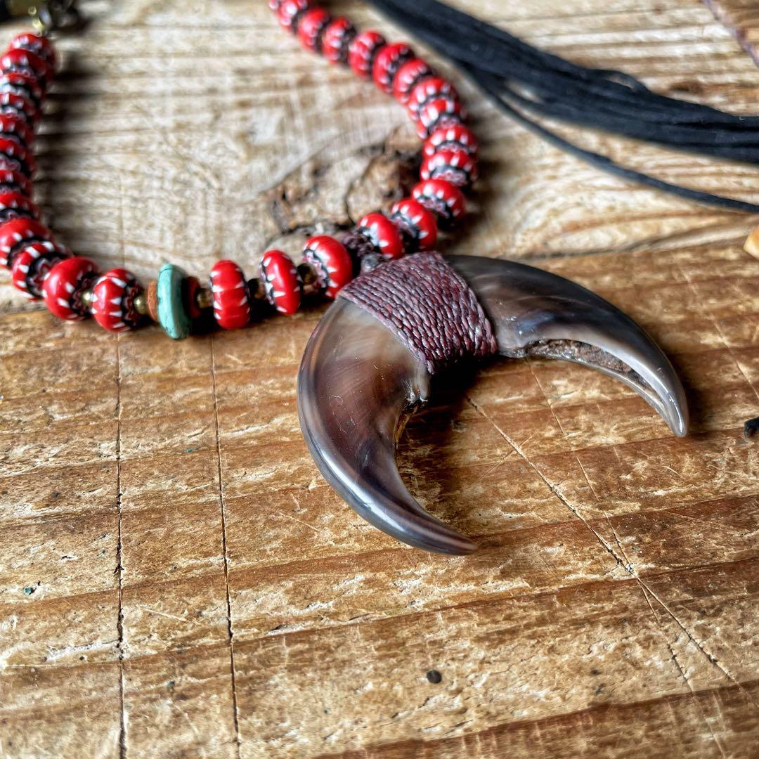 ネックレス・ペンダント Bear's two-claw necklace