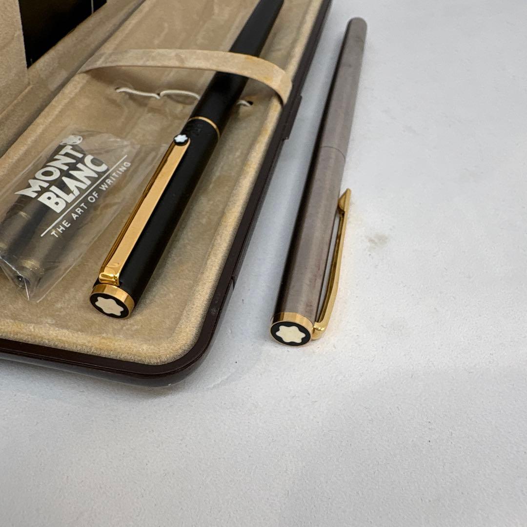 MONT BLANC 美品万年筆 黒2本K18