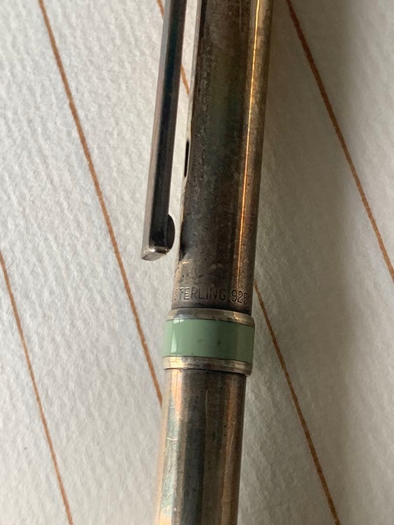 【ボールペンセット】ティファニー 925 ＆ シェーファー 金張り 葡萄柄