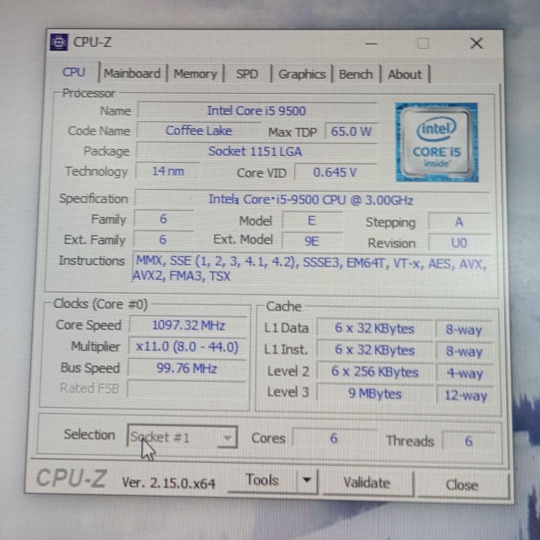 ip008［中古品］i5-9500 v942d380