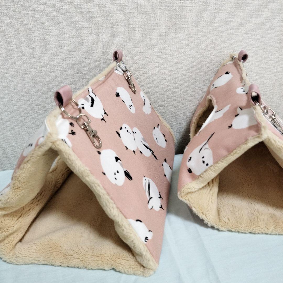 専用　特大バードテント　モコモコボアと　キャリーバック