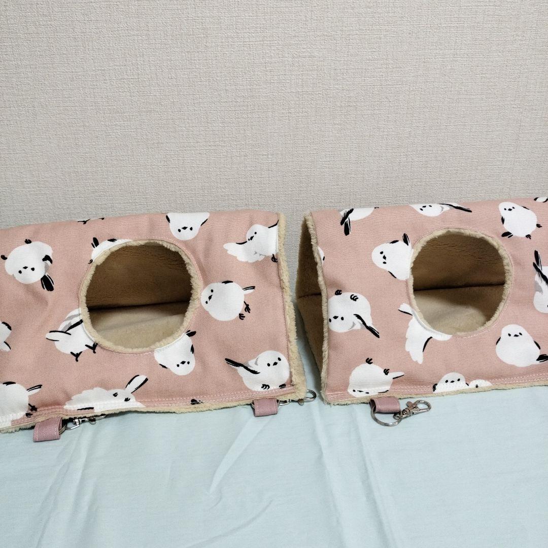 専用　特大バードテント　モコモコボアと　キャリーバック