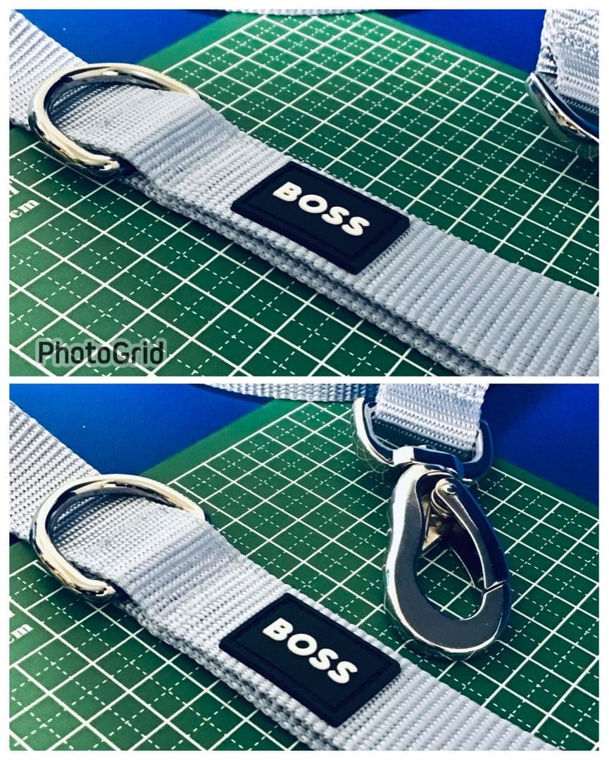 ◉小型犬向き HUGO BOSS 高級ハーネス&リーシュ 2点セット 未使用品