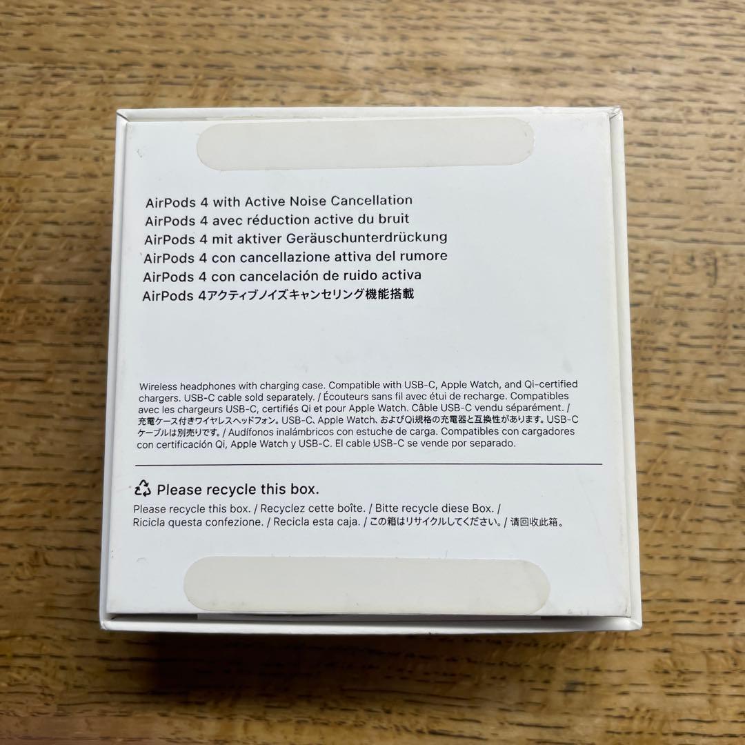 AirPods4 アクティブノイズキャンセリング ケース付き