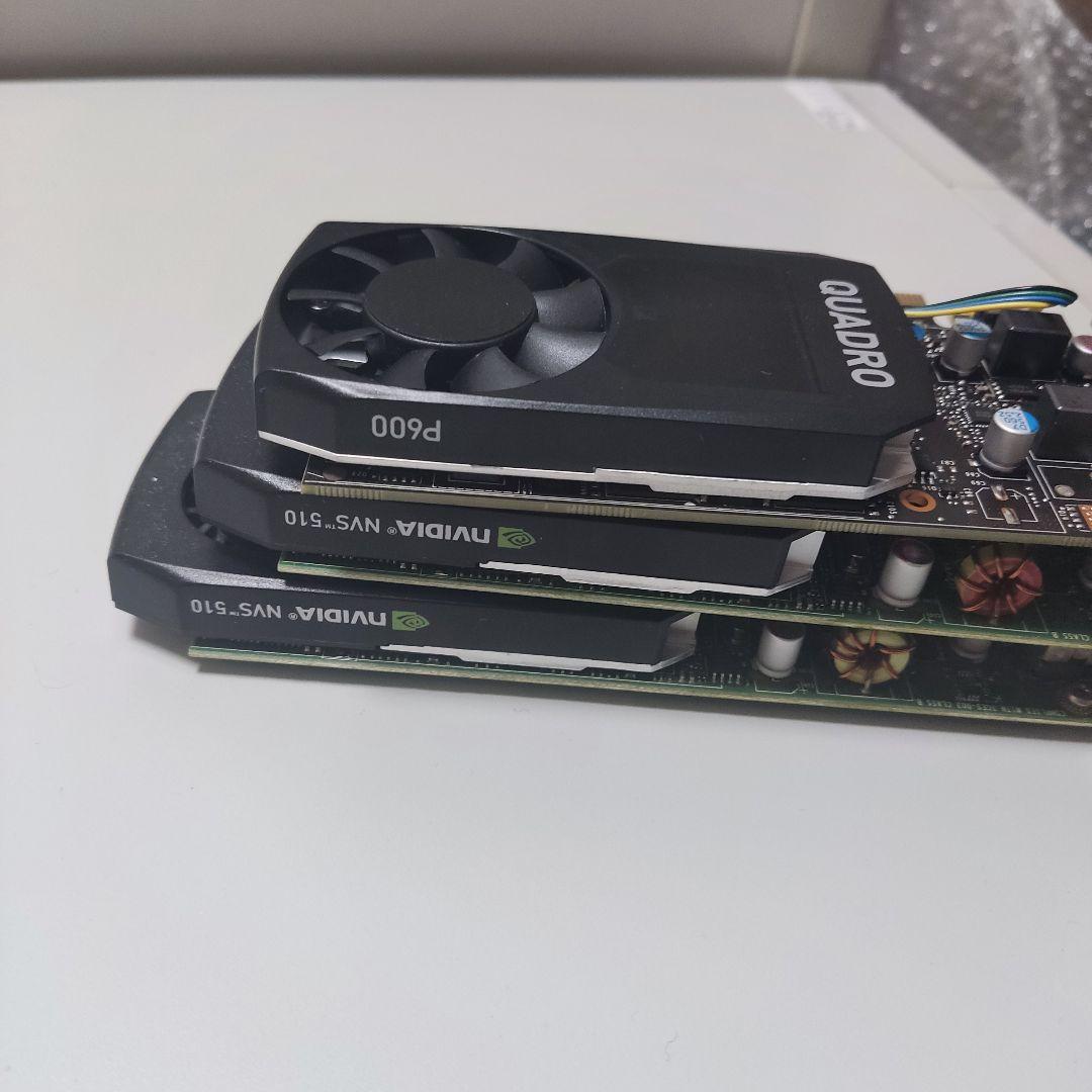 p600 quadro nvs 510 2枚 動作確認済み 4画面出力 4K
