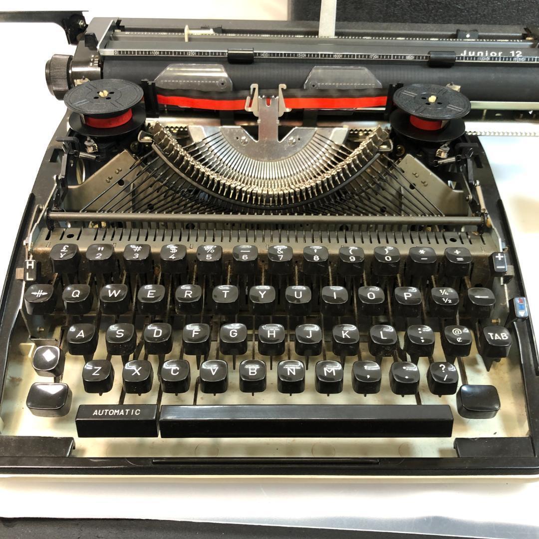 タイプライター ADLER junior 12 動作確認済 日本製 アンティーク