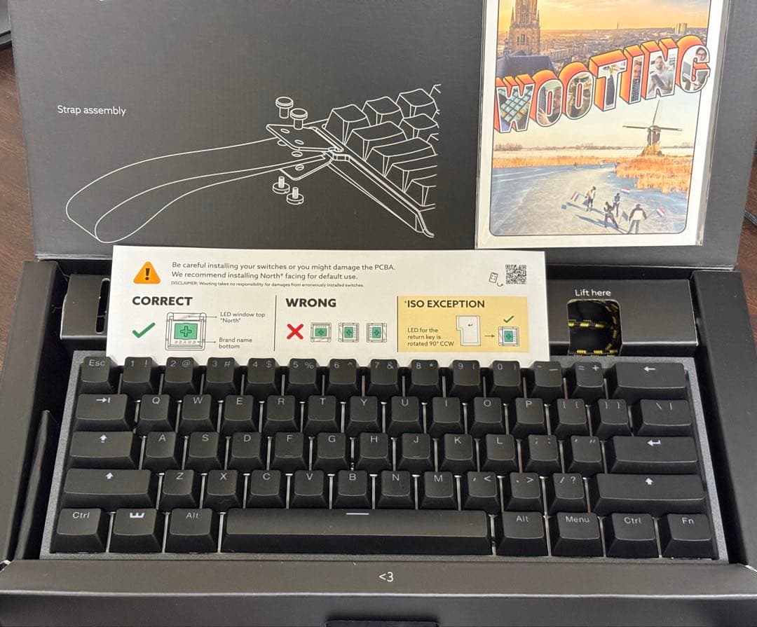 WOOTING 60HE+ カスタム(TOFU REDUX + L45)