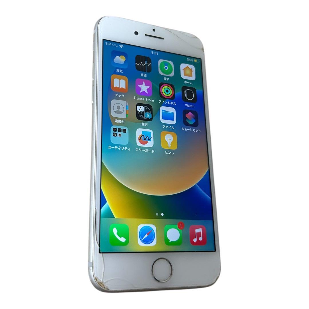 iPhone 8 64GB シルバー SIMフリーバッテリー76% 動作確認済