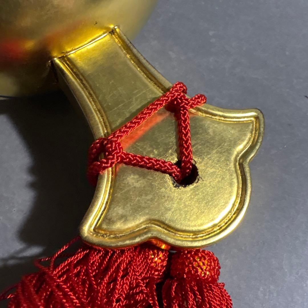中村湖彩　金箔　木槌　共箱