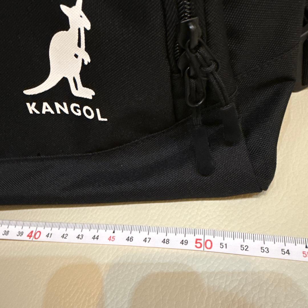 KANGOL ブラック ボストンバッグ