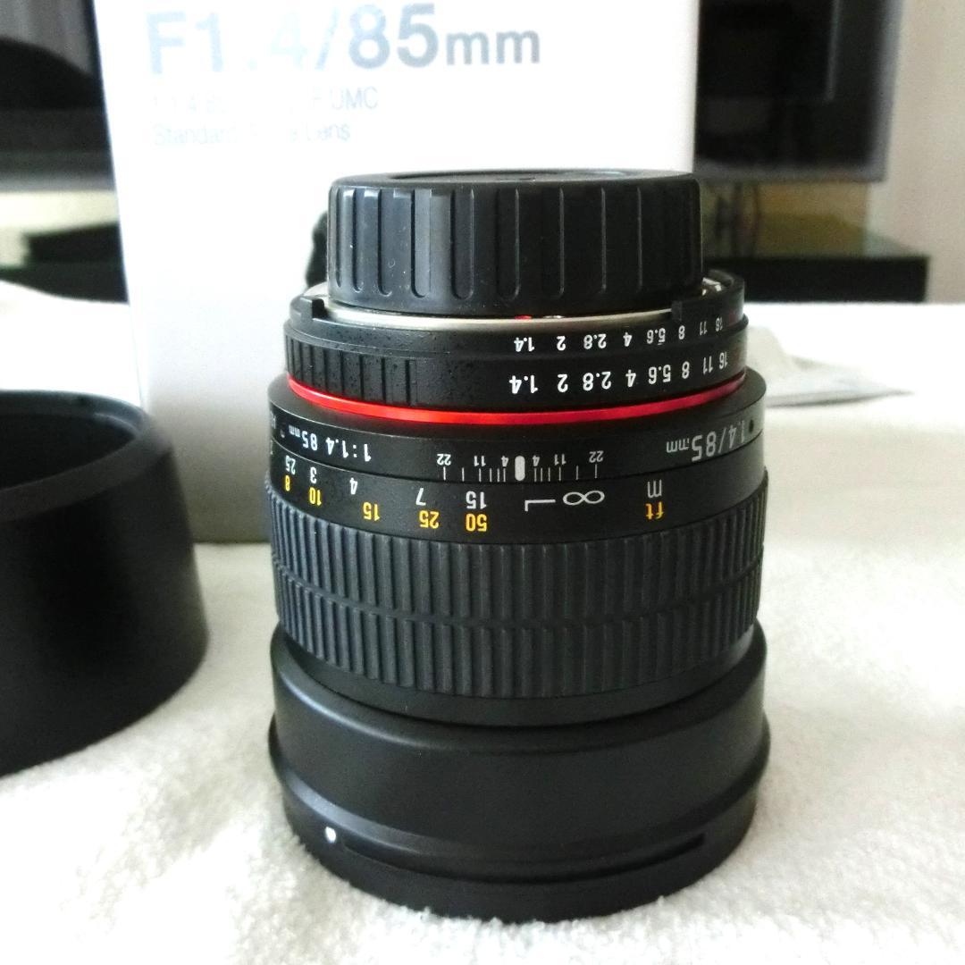 極美品 SAMYANG 85mm F1.4 AS IF UMC ニコンFマウント