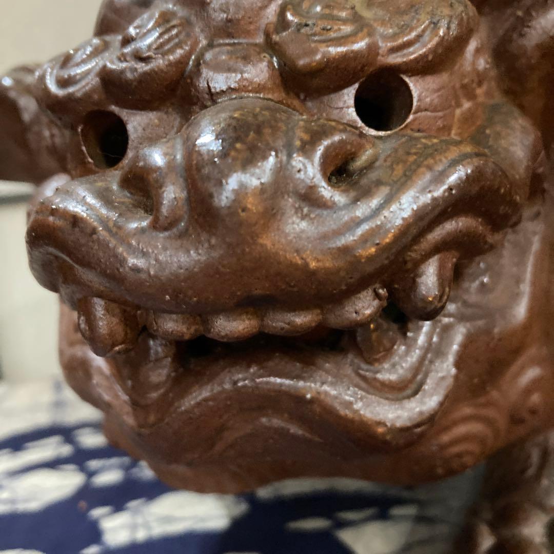 古備前骨董美術品珍品です。希少ボタン獅子銘有り只今商談中です❣️