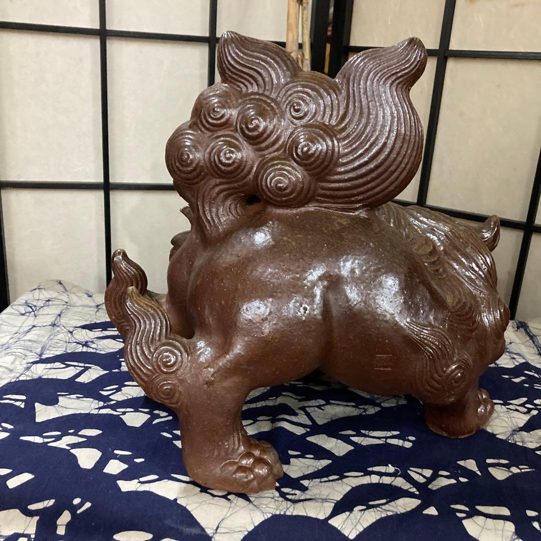 古備前骨董美術品珍品です。希少ボタン獅子銘有り只今商談中です❣️