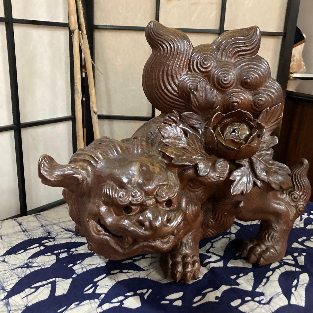 古備前骨董美術品珍品です。希少ボタン獅子銘有り只今商談中です❣️