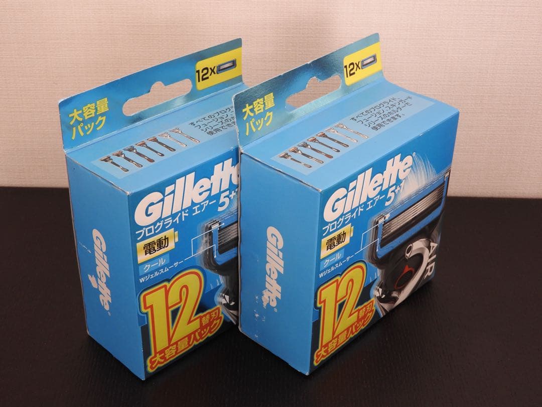 Gillette プログライド エアー 5+1 替え刃 12個入り 2箱セット
