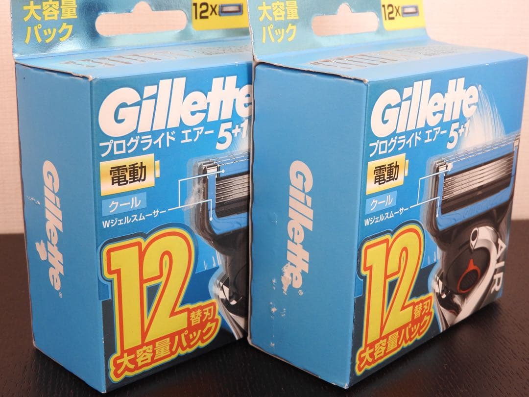 Gillette プログライド エアー 5+1 替え刃 12個入り 2箱セット