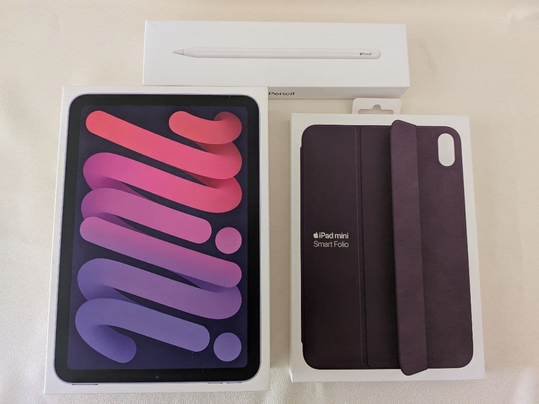 【美品】iPad mini 6 (256GB) Wi-Fi＋Pencil