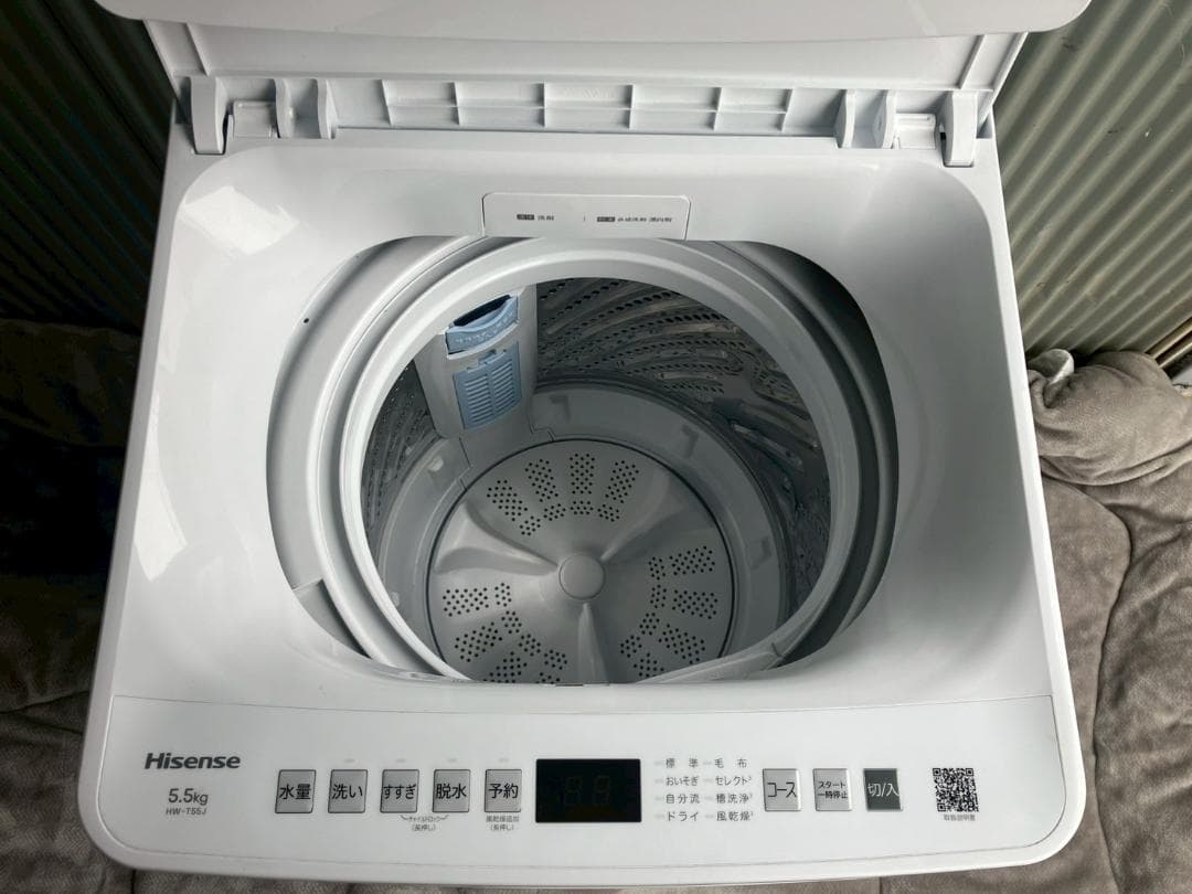 2025★全自動洗濯機★ハイセンス★5.5kg★HW-T55J