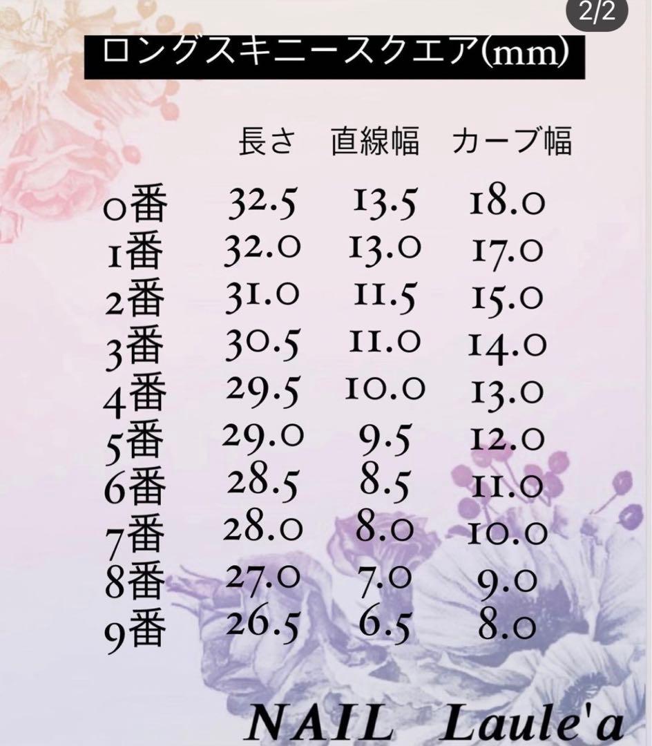 【No,42】成人式ネイルチップ