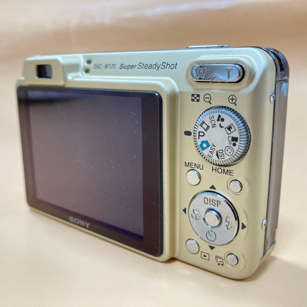 ◆完動品◆ソニー Sony Cyber-shot DSC-W170 ゴールド色