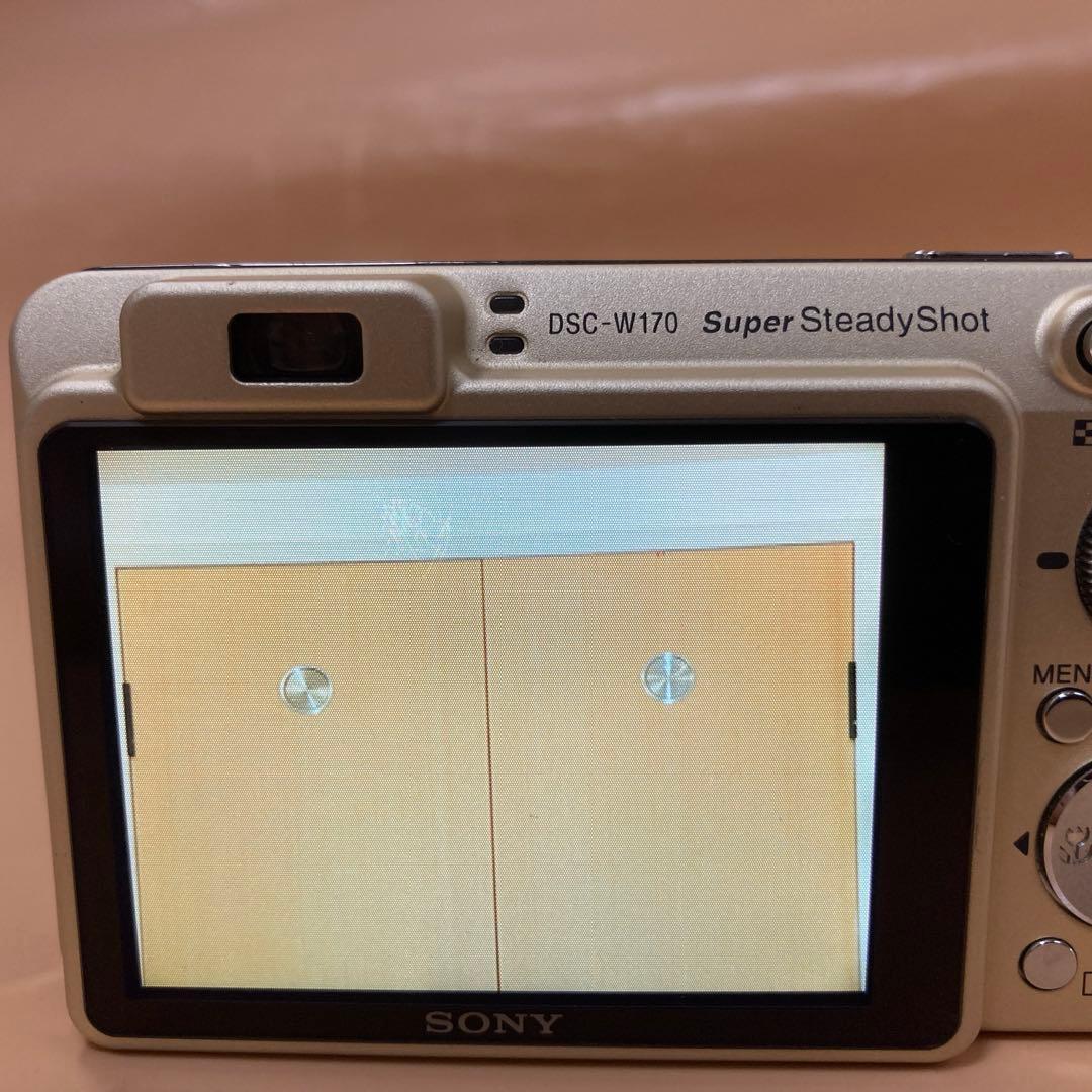 ◆完動品◆ソニー Sony Cyber-shot DSC-W170 ゴールド色