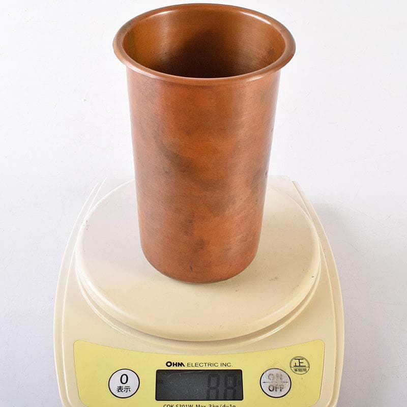 木材工芸　秀作　金砂子　六角　花器　共箱　V　R8158H