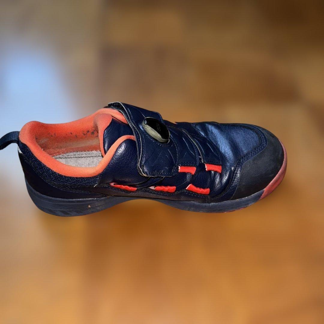 アシックス安全靴　CP307 BOAネイビー/オレンジ25.5