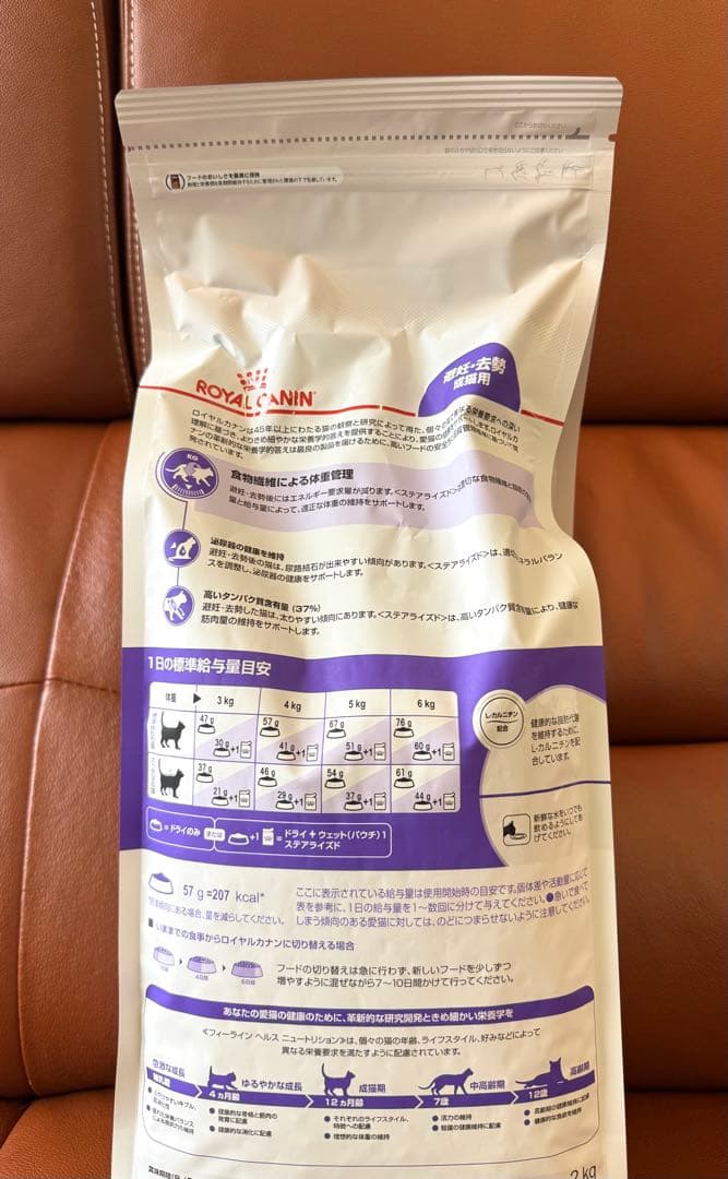  CANIN 選択・去勢成猫用 2kg ステアライズド　4個セット